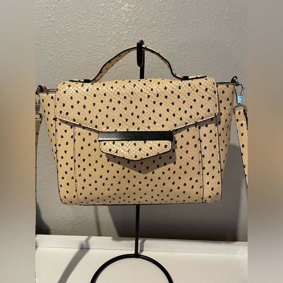 kate spade Handbags - Kate 💛Spade Kennedy Marra Snake Flamingo Dot Embossed Leather